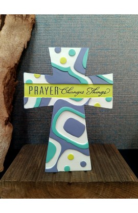 TCR-139 - PRAYER CHANGES CROSS TBLT RESIN - - 1 