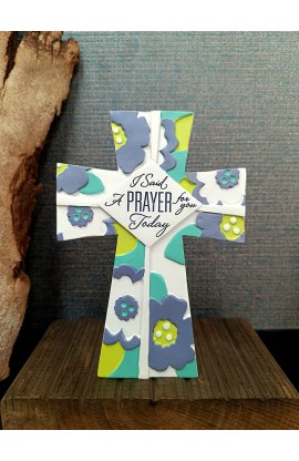 TCR-133 - I SAID A PRAYER CROSS TBLT RESIN - - 1 