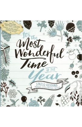 BK3091 - It's the Most Wonderful Time of the Year Adult Coloring Book - - 1 