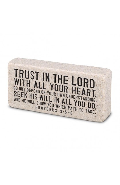 LCP40604 - Tabletop Scripture Block Trust 2.25H - - 1 