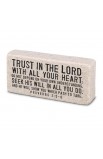 LCP40604 - Tabletop Scripture Block Trust 2.25H - - 1 