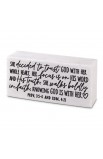 LCP40477 - Scripture Block She Trusts God - - 1 