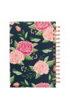 Journal Wirebound Navy Floral Strength & Dignity Prov. 31:25