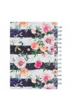 JLW173 - Journal Wirebound Floral/Stripes Bless You Num. 6:24-25 - - 2 