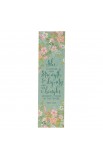 BMP130 - Bookmark Pack Teal Floral Strength & Dignity Prov. 31:25 - - 1 