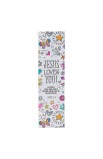 BMP132 - Bookmark Pack Notebook Doodles Jesus Loves You 1 John 3:16 - - 1 