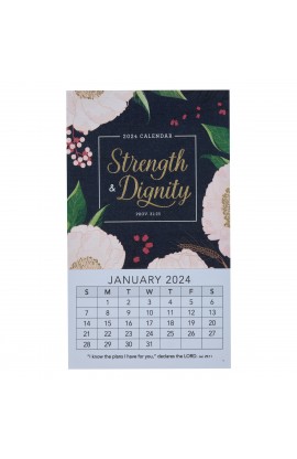 MMC357 - 2024 Mini Magnetic Calendar Strength & Dignity Pro - - 1 