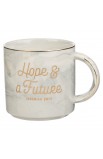 MUG930 - Mug Gray Marbled Hope & a Future Jer. 29:11 - - 1 