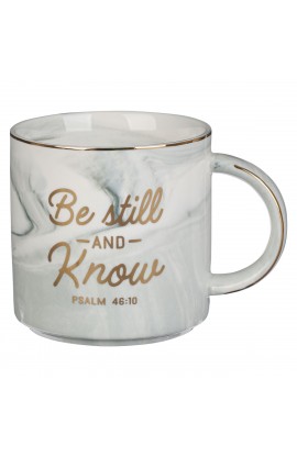 MUG931 - Mug Gray Marbled Be Still & Know Ps. 46:10 - - 1 