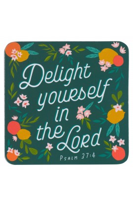 MG198 - Magnet Dk Teal Lemons Delight Yourself Ps. 37:4 - - 1 