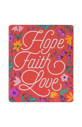 MG196 - Magnet Floral Hope Faith Love - - 1 