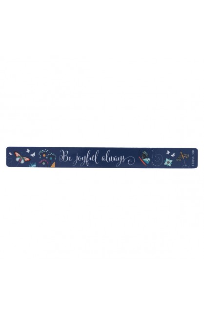 MS144 - Magnetic Strip Blue Butterflies Be Joyful Always 1 Thess. 5:16 - - 1 