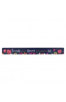 MS154 - Magnetic Strip Blue Floral Garden of Life - - 1 