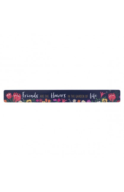 MS154 - Magnetic Strip Blue Floral Garden of Life - - 1 