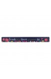 MS154 - Magnetic Strip Blue Floral Garden of Life - - 1 