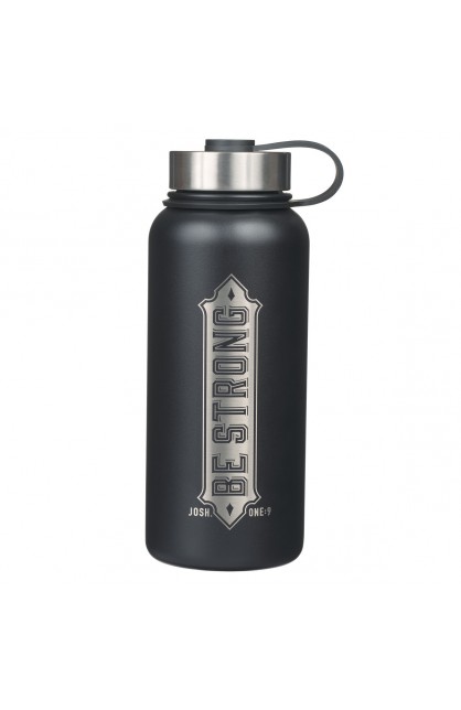 FLS088 - Water Bottle SS Black Be Strong Josh. 1:9 - - 1 