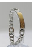 SC0269 - GOLD CROSS TAG CHAIN BRACELET - - 6 