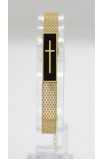 SC0304 - FLEXIBLE CROSS TAG BRACELET GOLD - - 7 