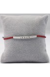 SC0265 - JESUS BRAIDED ROPE RED BRACELET - - 3 