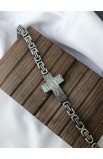 SC0277 - CROSS RETRO BLACK CHAIN BRACELET - - 1 