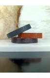 SC0307 - OUR FATHER ARABIC BROWN GENUINE LEATHER BRACELET - - 8 