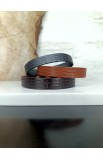 SC0306 - OUR FATHER ARABIC BLACK GENUINE LEATHER BRACELET - - 5 