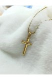 SC0308 - TRIANGLE CROSS NECKLACE GOLD - - 4 