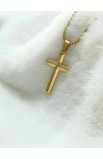 SC0308 - TRIANGLE CROSS NECKLACE GOLD - - 5 