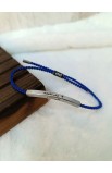 SC0257 - YOUR WILL ARABIC BRAIDED ROPE BLUE BRACELET - - 1 