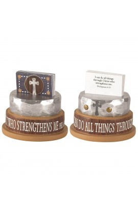 CRB-91 - Faithbuilder Cards Phil.4:13 Resin - - 1 