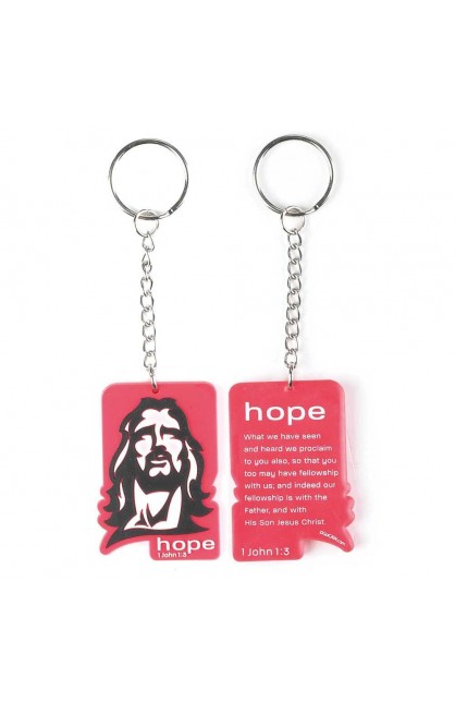 KC-460 - Keyring Pvc Jesus Hope - - 1 