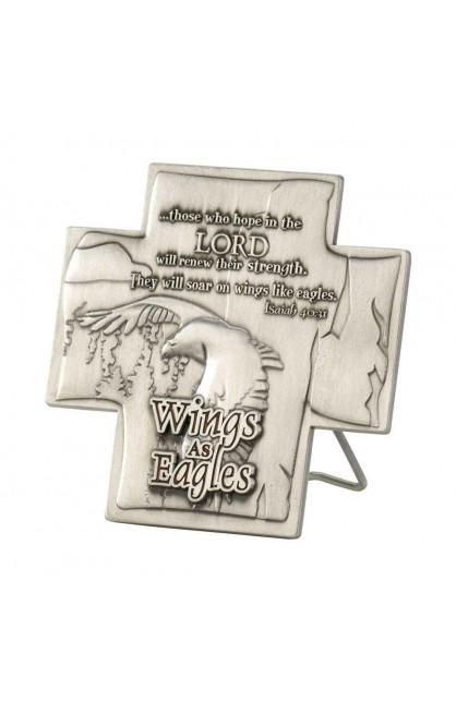 TCM-1003 - Cross Tabletop Wings As Eagles Is 40:31 Metal - - 1 