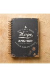 JLF117 - Journal Wirebound Black Anchor Heb 6:19 - - 5 