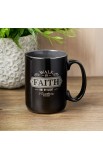 MUG939 - Mug Black/Gray Walk By Faith 2 Cor 5:7 - - 4 