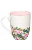 MUG1065 - Mug Multi Floral Purple With God Matt 19:26 - - 2 