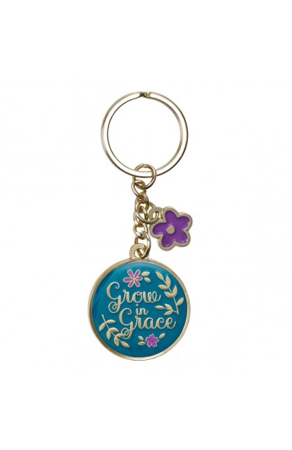 KMO092 - Key Ring Grow in Grace - - 1 