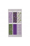 MGB099 - Magnetic Bookmark Set Purple Meadow Jer 17:7 - - 2 