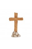 CROSSFIG-10 - Cross Figurine Card If You Are Praying Resin 3H - - 2 