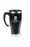 LCP15917 - STRENGTH STAINLESS STEEL TRAVEL MUG - - 1 