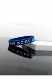 SC0333- - WWJD SILICONE BRACELET 19CM - - 12 