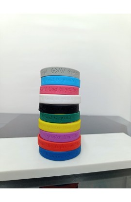 HIGHS AND LOWS SILICONE BRACELET 19CM