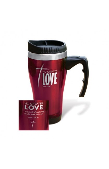 LCP15905 - NO GREATER LOVE STAINLESS STEEL TRAVEL MUG - - 1 