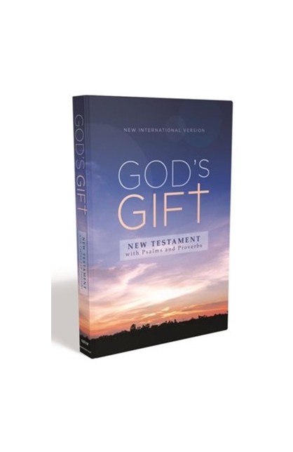 BK3237 - NIV GOD'S GIFT NEW TESTAMENT WITH PSALMS AND PROVERBS COMFORT PRIINT PAPERBACK POCKET SIZED - - 1 