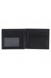 WT152 - Wallet Leather Black Cross Badge - - 3 