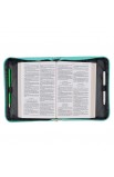 BBL668 - Bible Cover Fashion Turquoise Be Still & Know Ps 46:10 - - 5 