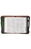 BBXL809 - Bible Cover Classic Brown Trust in the Lord Prov 3:5 - - 5 