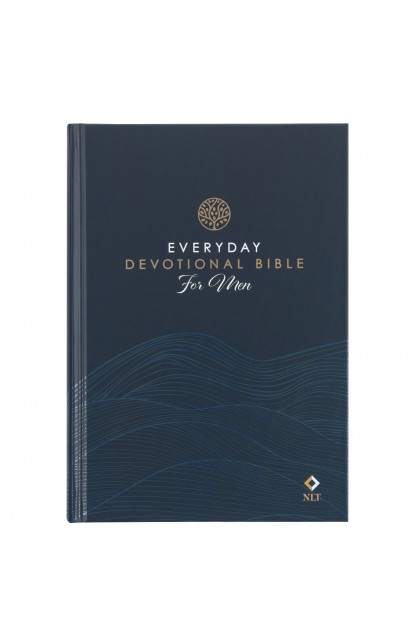 DVB009 - Devotional Bible NLT for Men Hardcover Navy - - 1 