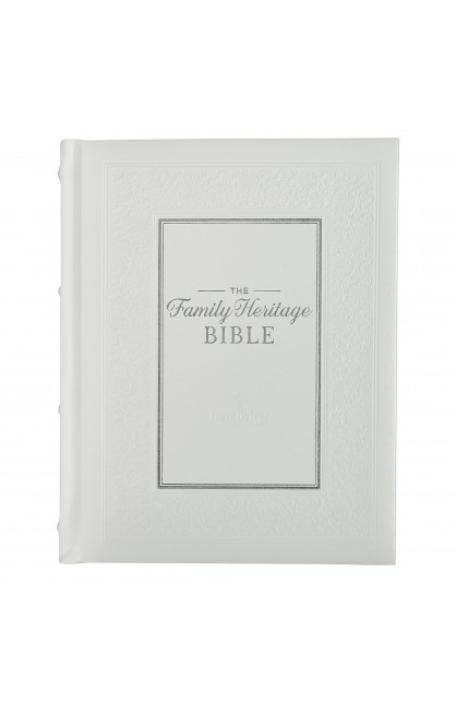 FHB003 - NLT The Family Heritage Bible Hardcover White - - 1 