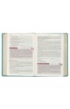 DVB008 - Devotional Bible NLT for Women Faux Leather Teal - - 5 