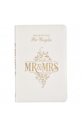 GB221 - Devotional for Mr & Mrs White Faux Leather - - 1 